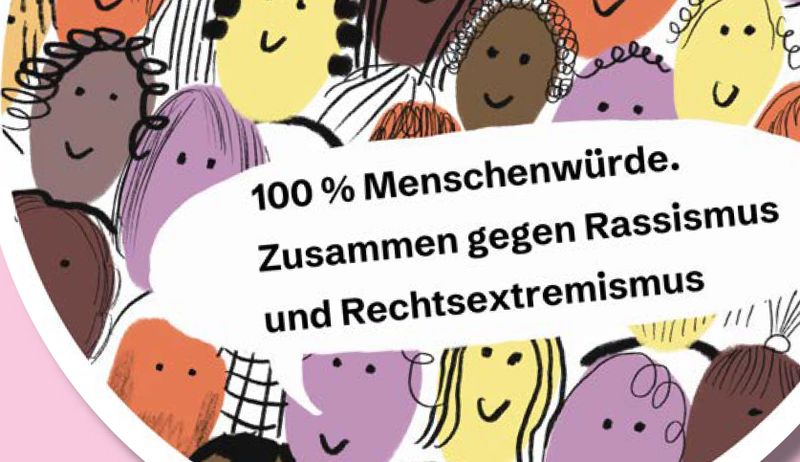 Plakat "Aktionswochen gegen Rassismus"